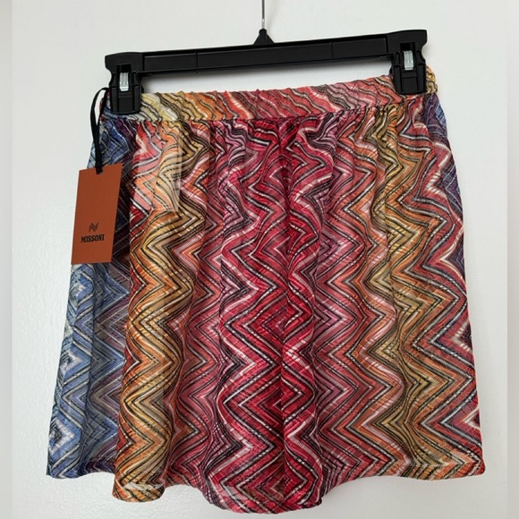 Missoni Semi Sheer Zig Zag Shorts NWT 40 - Picture 5 of 9